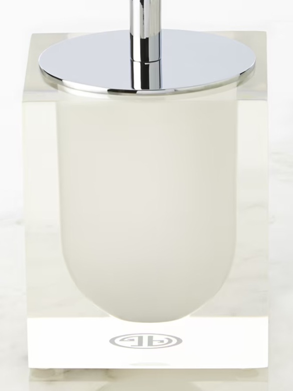 Jonathan Adler White Hollywood Amenity Holder acrylic